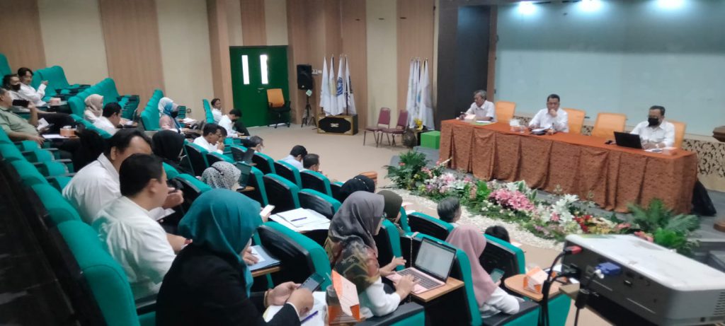 Rapat Evaluasi Perkuliahan Semester Genap TA.2021/2022, Sidang Yudisium Tahap XV FITK Tahun 2022