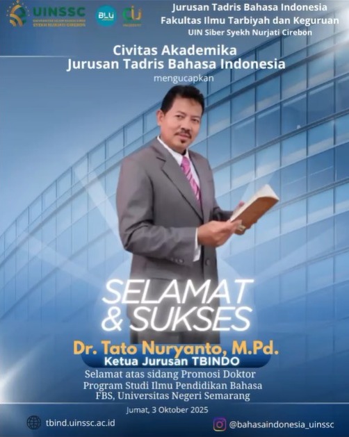 Torehkan Prestasi Akademik, Tato Nuryanto, M.Pd. Resmi Sandang Gelar Doktor