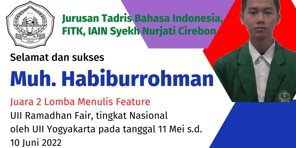 Juara 2 Lomba Menulis Feature Ull Ramadhan Fair, tingkat Nasional