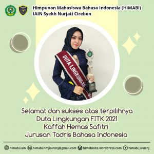Pemenang Duta Lingkungan FITK Tahun 2021