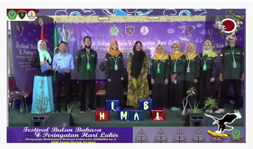 Seminar Nasional Dalam Jaringan dan Penutupan Festival Bulan Bahasa dan Hari Lahir ke-5 HIMABI