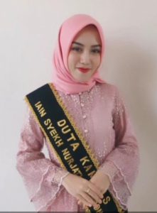 Kaffah Hemas Syafitri Mahasiswi Tadris Bahasa Indonesia sebagai Duta Kampus Tahun 2021