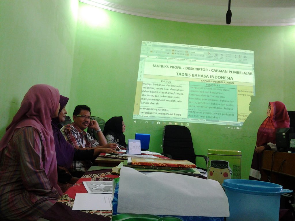 Workshop KKNI Jurusan Tahun 2016