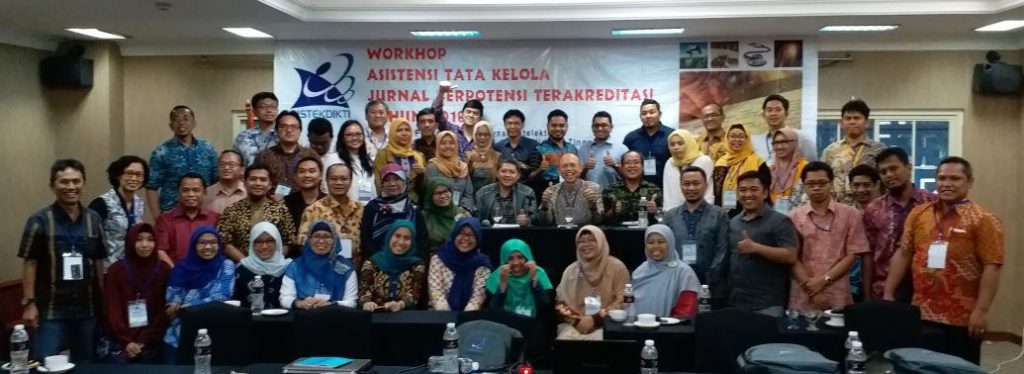 Workshop Asistensi Tata Kelola Jurnal Berpotensi Terakreditasi Tahun 2018