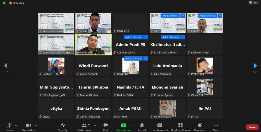 Pelatihan Admin Prodi Pada Akmal Sejati 2022