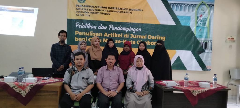 Pengabdian Jurusan Tadris Bahasa Indonesia Tahun 2022: Pelatihan Pendampingan Submit Jurnal