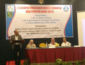 Lokakarya Pengajaran Bahasa Indonesia bagi Penutur Asing (BIPA)