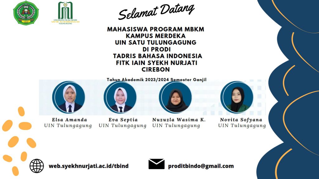 Tadris Bahasa Indonesia, FITK, IAIN Syekh Nurjati Cirebon sambut Mahasiswa UIN SATU Tulungagung Program MBKM