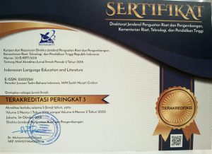 Selamat Atas Akreditasi Jurnal Indonesian Language Education and Literature