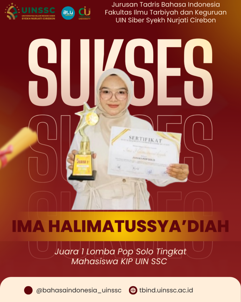 Memukau Juri, Ima Halimatussya'diah Raih Juara 1 Lomba Pop Solo FORMAKIP UINSSC 2025