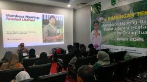 Narasumber Bimbingan Teknis Membaca Nyaring di Dinas Arsip dan Perpustakaan Daerah (DISARPUSDA) Kabupaten Majalengka